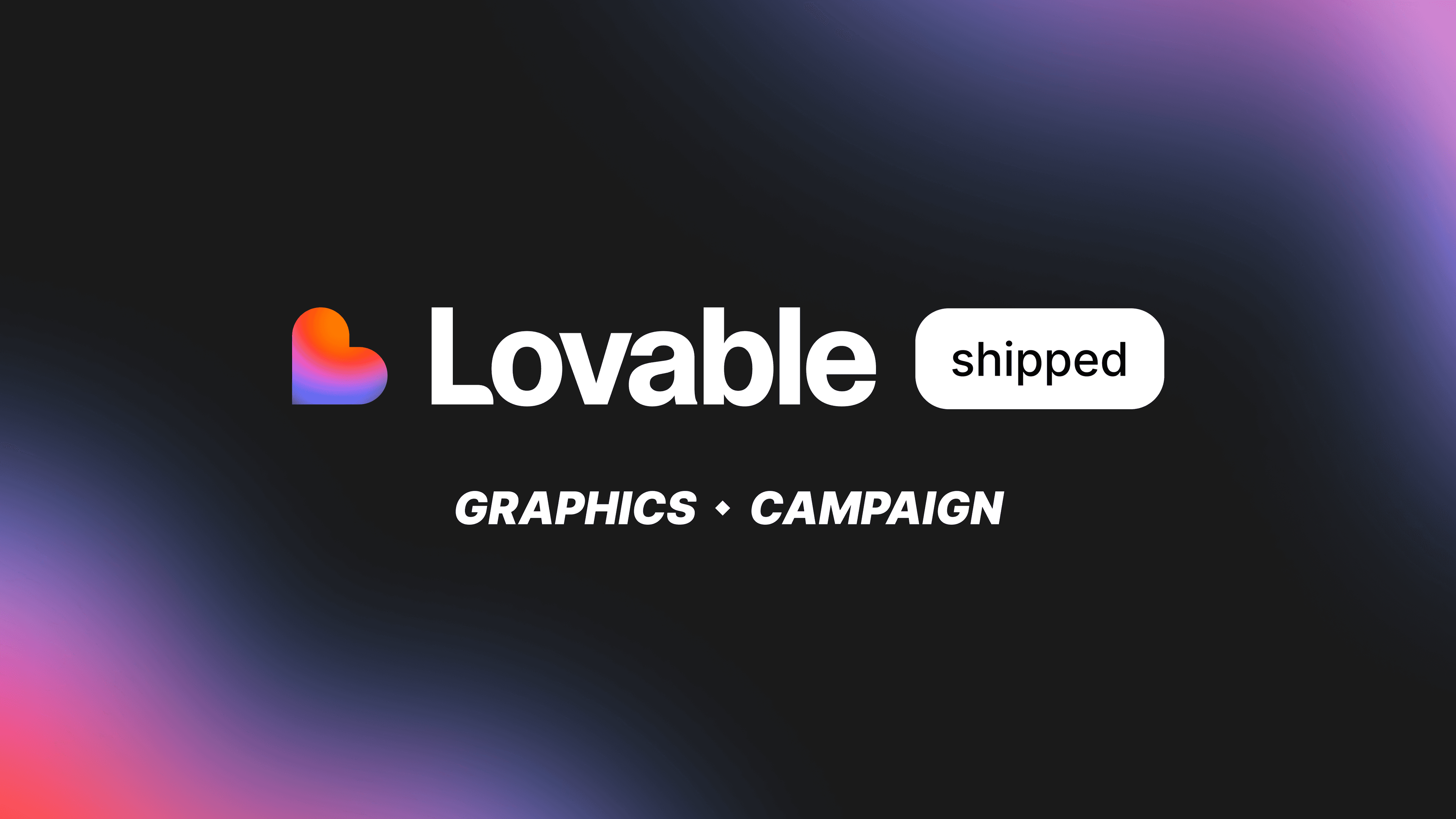 Lovable: Campaign Asset Design