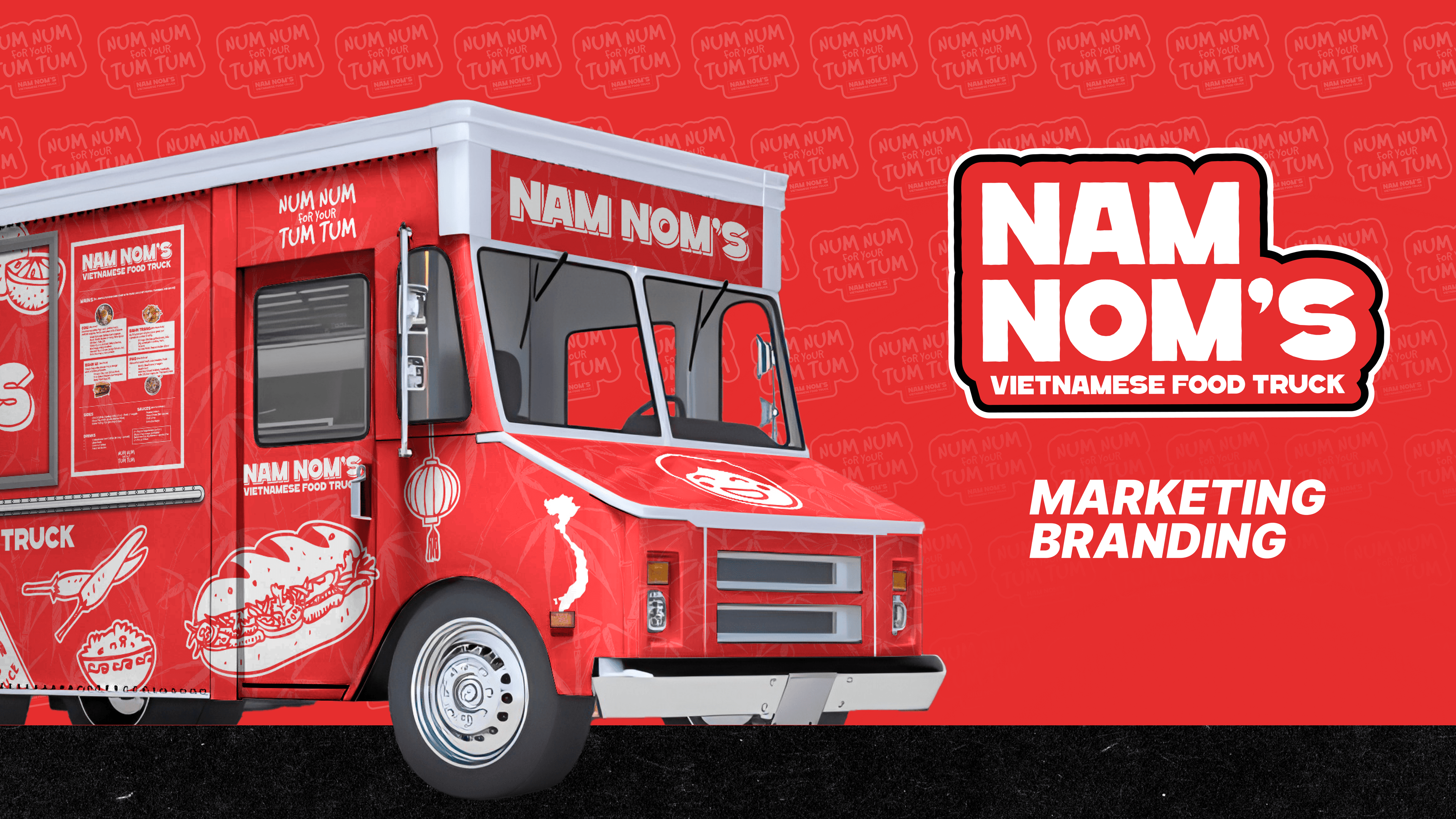 Nam Nom's Vietnamese Food Truck: Brand Development & Food Truck Design
