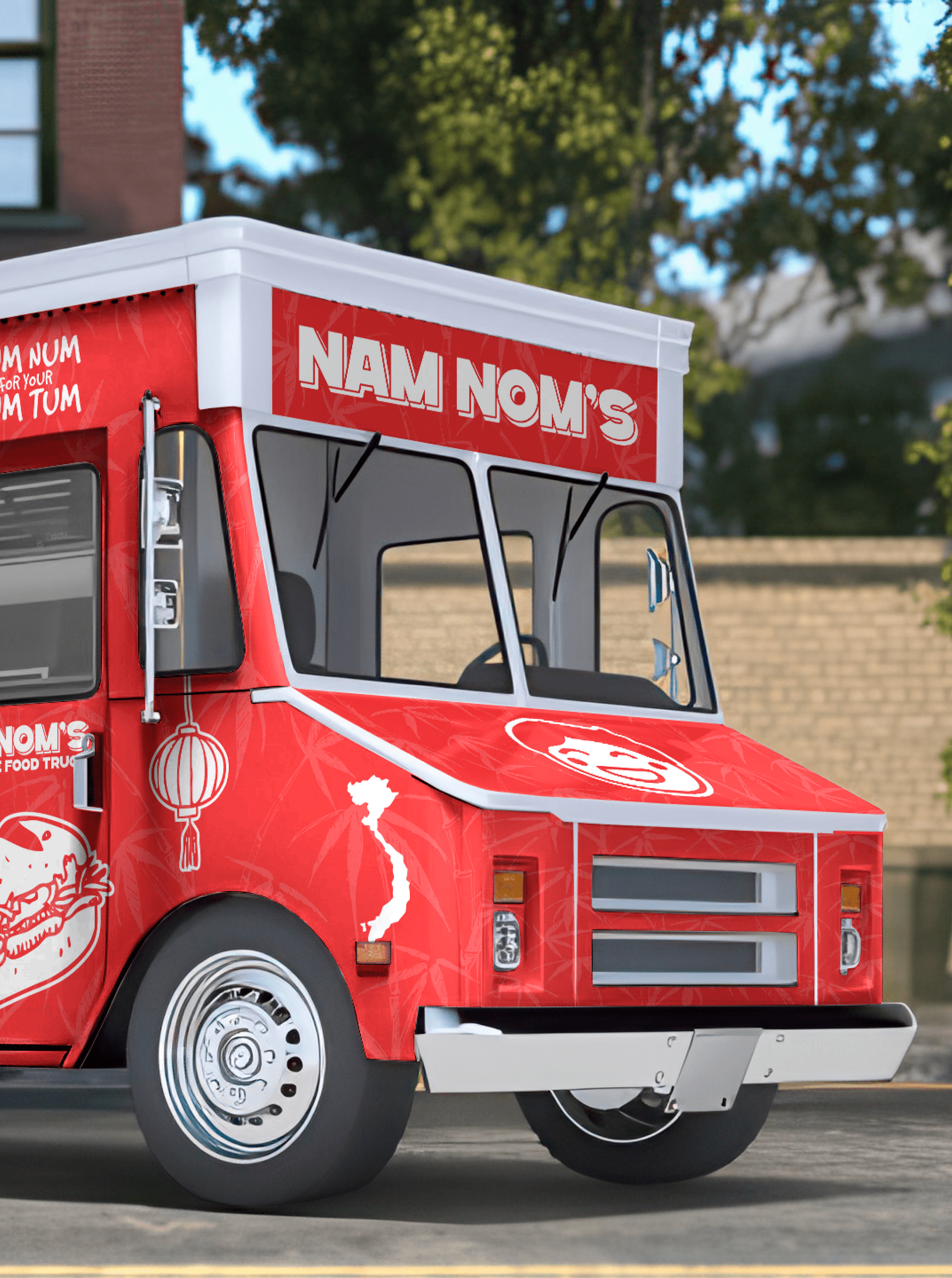 Nam Nom's Vietnamese Food Truck: Brand Development & Food Truck Design